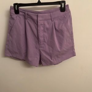 Purple shorts